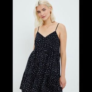 LA Hearts Tiered Ruffle Babydoll Dress